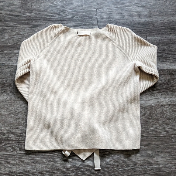 Cream Beige Helmut Lang sweater sz XS - Picture 5 of 8